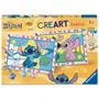 Ravensburger CreArt Junior - Peinture par numéros Stitch - Kit artistique avec 2 tableaux, peintures et pinceau - À partir de 5 ans - Réf. 12023214