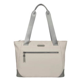 Targus Avila Tote Sac à main ordinateur portable 15-16 pouces - Sac fourre-tout sacoche pour femme avec compartiment rembourré - Vert foncé Gris Taille unique - TSS981GL