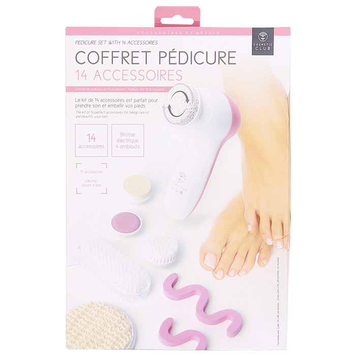 Cosmetic Club Kit de pédicure 14 pièces Cosmetic Club Kit de pédicure 14 pièces