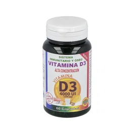 ROBIS Vitamine D3 4000 UI Haute Concentration 60 Gélules