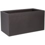 Strata Riven Trough Pot de fleurs rectangulaire - Couleur cendres
