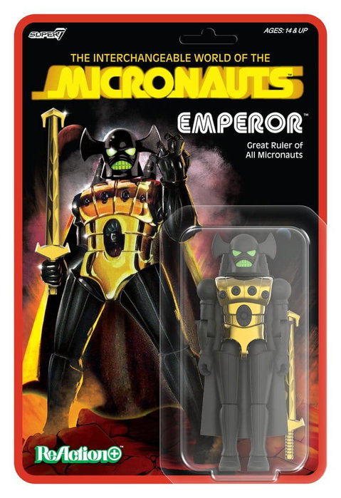 Super7 Micronauts ReAction+ Wave 03 Emperor figurine 10 cm