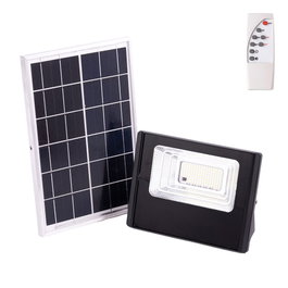 Projecteur solaire LED 30 W 6500 K Blanco Frío avec panneau et télécommande