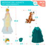 WOOMAX Jeu magnétique en bois Princesses Disney Cendrillon - 30 pièces - À partir de 3 ans
