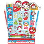 PYRAMID Calendrier de l'Avent Hello Kitty - Papeterie - Calendrier de l'Avent avec 24 cases et surprises - Activités à découper - 35x25x3 cm