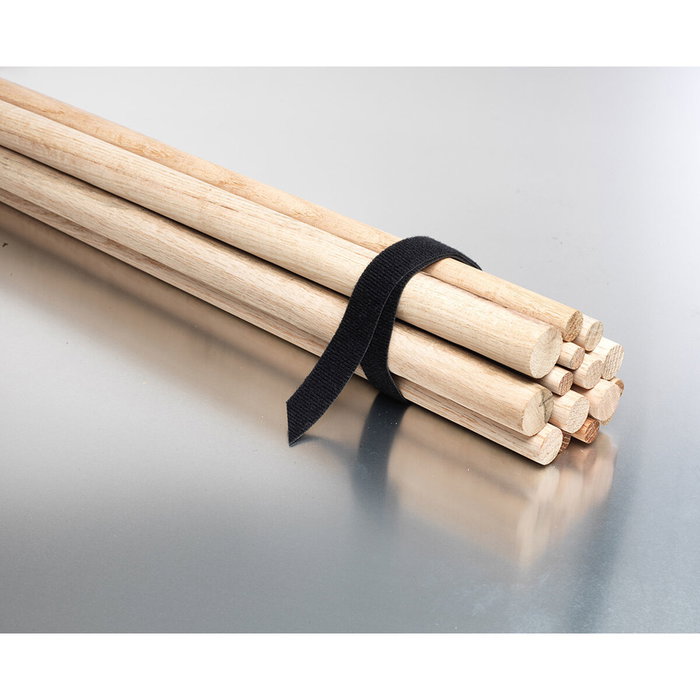 Attache de câbles Velcro one-wrap Noir 10 mm x 5 m