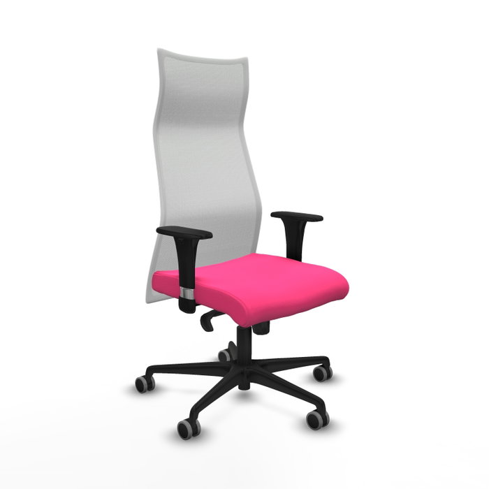 Piqueras y Crespo Chaise de Bureau Albacete XL Rose et Blanc Piqueras y Crespo Chaise de Bureau Albacete XL Rose et Blanc