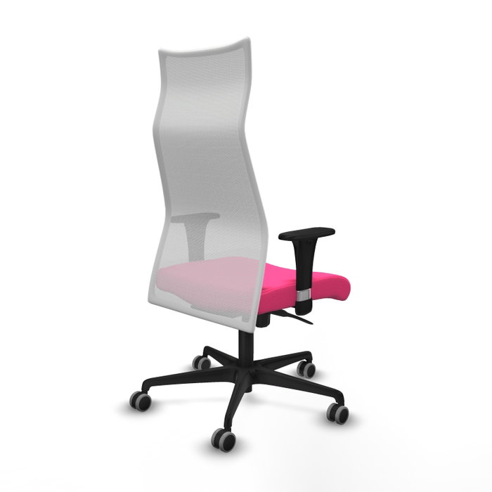 Piqueras y Crespo Chaise de Bureau Albacete XL Rose et Blanc Piqueras y Crespo Chaise de Bureau Albacete XL Rose et Blanc