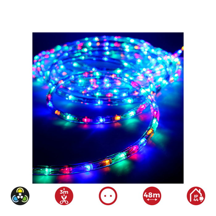 Tuyau d'arrosage LED EDM 72712 Flexiled Multicouleur
