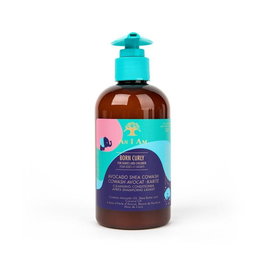 As I Am Born Curly - Cowash Nettoyant et Hydratant à l'Avocat et au Beurre de Karité pour Cheveux Bouclés et Secs Types 3 et 4 - 240 ml