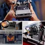 LEGO 10300 - La Machine à Remonter le Temps de Retour vers le Futur - Maquette DeLorean DMC-12 pour Adultes et Fans