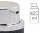 BERILO Distributeur de savon en plastique 420ml Anthracite