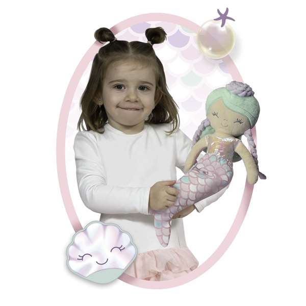 Decuevas - Poupée de corps souple pour enfants à partir de 3 ans - Sans piles, sans sons, sans lumières