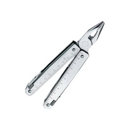 Victorinox SwissTool X Plus - Outil multifonction avec 39 fonctions, étui cuir argenté - Référence V-3.03 38.L