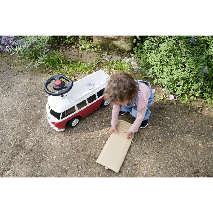 Big BIG Bobby Car Baby VW T1 rouge