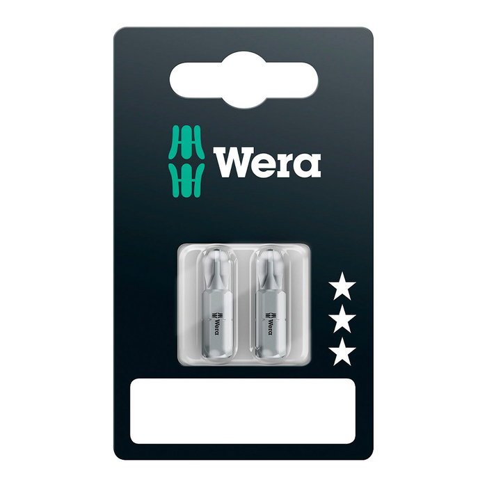 Wera Embouts Phillips PH3 x 25 mm, 2 unités Wera Embouts Phillips PH3 x 25 mm, 2 unités