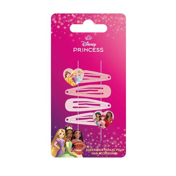 Cerdá Accessoires Cheveux - Clips à Barrette 4 Pièces Princesse (6.5 x 12.5 x 0.1 cm) Cerdá Accessoires Cheveux - Clips à Barrette 4 Pièces Princesse (6.5 x 12.5 x 0.1 cm)