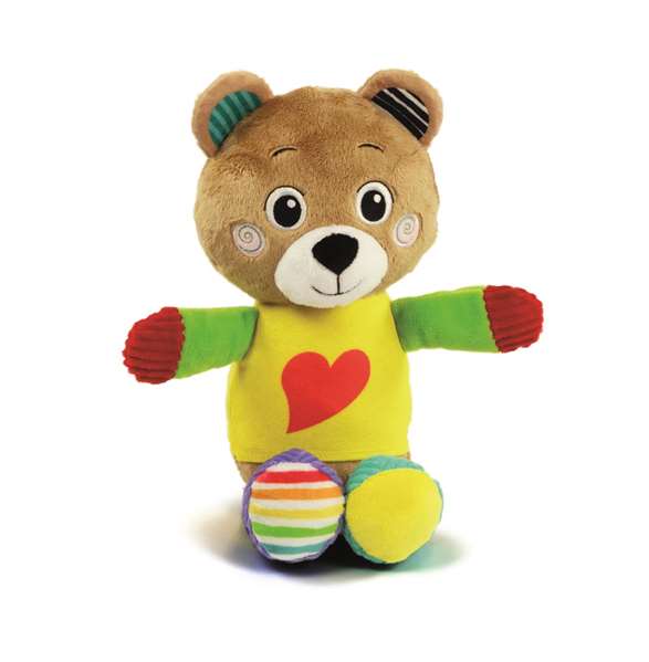 Clementoni - Peluche Bob l'ourson sensoriel - Stimulation multisensorielle - 16 x 22,5 x 8,5 cm Clementoni - Peluche Bob l'ourson sensoriel - Stimulation multisensorielle - 16 x 22,5 x 8,5 cm