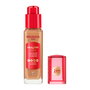 Bourjois Fond de Teint Healthy Mix Clean - Teinte 58W Caramel - 30 ml - Formule Améliorée Vegan - 85% d'Ingrédients Naturels - Éclat Naturel et Lumineux