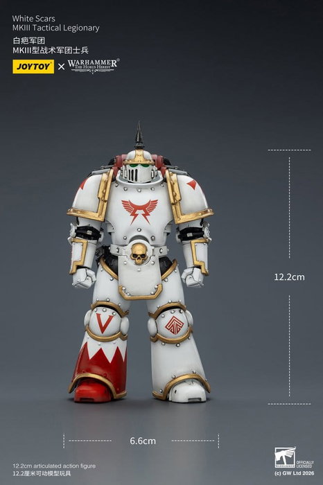 Joy Toy (CN) Warhammer The Horus Heresy White Scars MKIII Tactical Legionary 12 cm Joy Toy (CN) Warhammer The Horus Heresy White Scars MKIII Tactical Legionary 12 cm