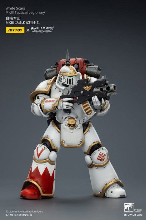 Joy Toy (CN) Warhammer The Horus Heresy White Scars MKIII Tactical Legionary 12 cm Joy Toy (CN) Warhammer The Horus Heresy White Scars MKIII Tactical Legionary 12 cm