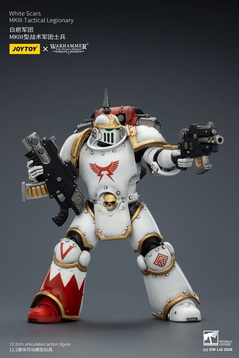 Joy Toy (CN) Warhammer The Horus Heresy White Scars MKIII Tactical Legionary 12 cm Joy Toy (CN) Warhammer The Horus Heresy White Scars MKIII Tactical Legionary 12 cm