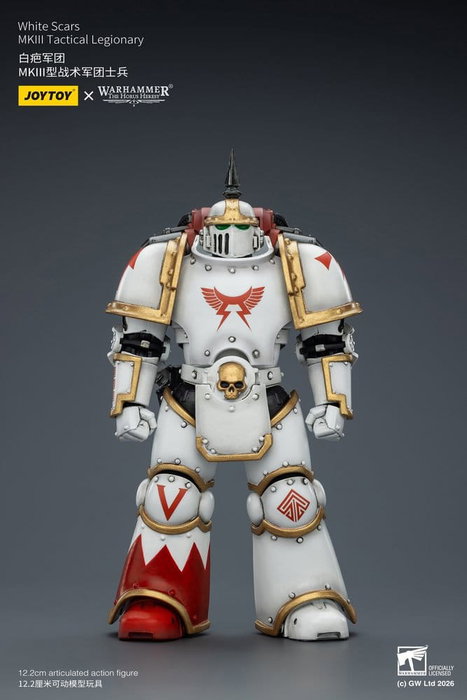Joy Toy (CN) Warhammer The Horus Heresy White Scars MKIII Tactical Legionary 12 cm Joy Toy (CN) Warhammer The Horus Heresy White Scars MKIII Tactical Legionary 12 cm