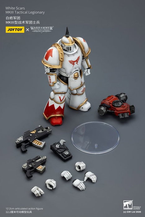 Joy Toy (CN) Warhammer The Horus Heresy White Scars MKIII Tactical Legionary 12 cm Joy Toy (CN) Warhammer The Horus Heresy White Scars MKIII Tactical Legionary 12 cm