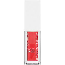 Catrice - Huile à lèvres teintée Glossin' Glow 020 Drama Mama - Brillant et hydratant - 4 ml - Maquillage