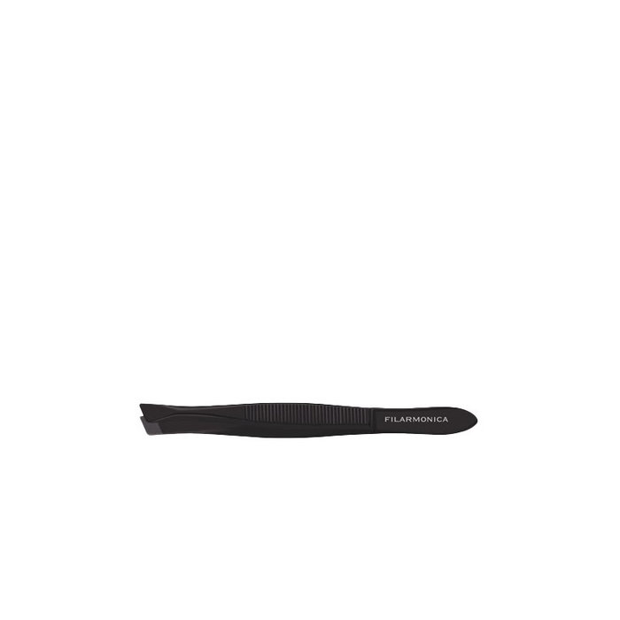 Filarmónica Pinze à Épiler Noire Biseautée en Acier Carbone 8 cm Filarmónica Pinze à Épiler Noire Biseautée en Acier Carbone 8 cm