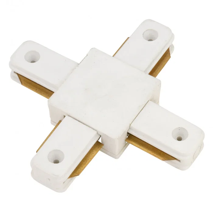 HO-PL218000X Conector X pour rail monophasé couleur blanc HO-PL218000X Conector X pour rail monophasé couleur blanc