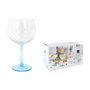 Inde Set de Verres pour Gin Tonic Bleu 650 ml