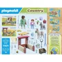 PLAYMOBIL 71471 Set de jeu Vétérinaire avec animaux de la ferme, 55 pièces, à partir de 4 ans