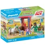 PLAYMOBIL 71471 Set de jeu Vétérinaire avec animaux de la ferme, 55 pièces, à partir de 4 ans