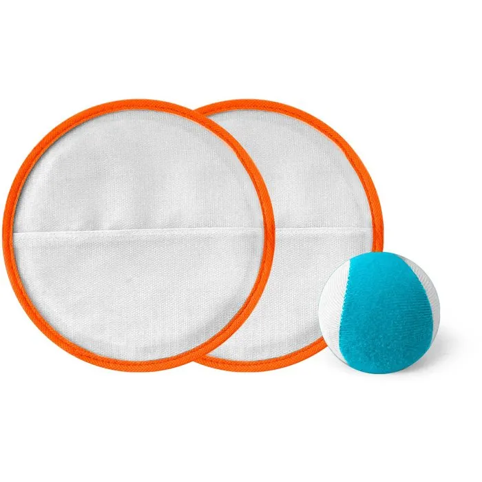 Disney - Jeu de lance-attrape Stitch avec 2 raquettes scratch et balle souple adhésive pour enfants - Jouet d'extérieur et d'intérieur pour motricité et coordination