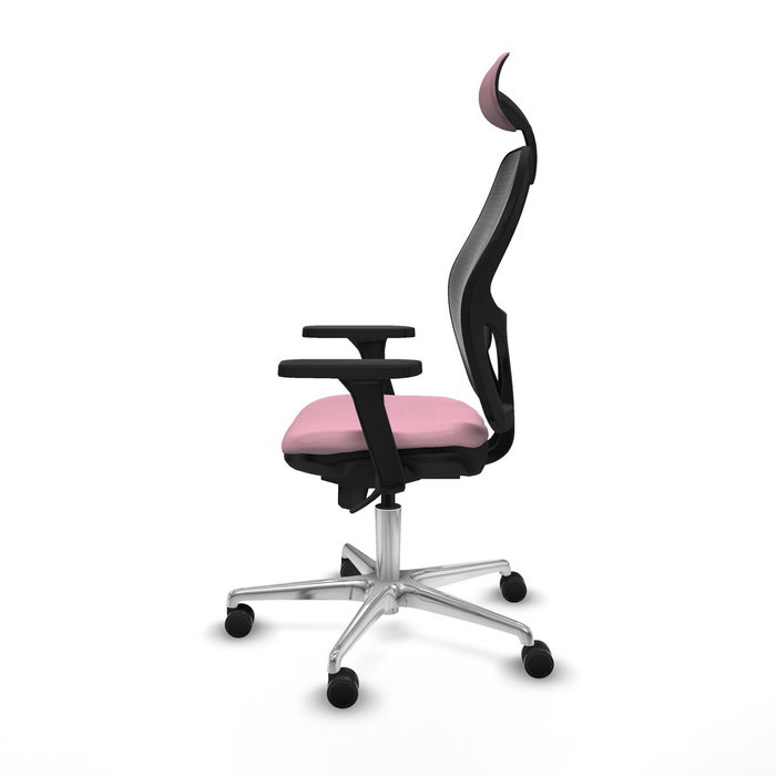 Piqueras y Crespo Chaise de Bureau avec Appui-tête 3D086N1 Rose Piqueras y Crespo Chaise de Bureau avec Appui-tête 3D086N1 Rose