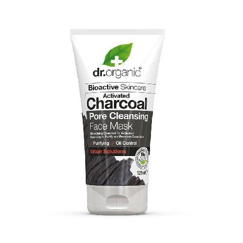 Dr. Organic Masque Visage au Charbon Actif 125 ml - Purifiant, Régulateur de Sébum et Anti-Imperfections Dr. Organic Masque Visage au Charbon Actif 125 ml - Purifiant, Régulateur de Sébum et Anti-Imperfections