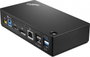 Lenovo ThinkPad USB 3.0 Ultra Dock - Station d'accueil USB universelle pour PC, 2 écrans 4K/2K, Gigabit Ethernet, ports USB, charge