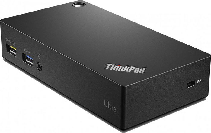 Lenovo ThinkPad USB 3.0 Ultra Dock - Station d'accueil USB universelle pour PC, 2 écrans 4K/2K, Gigabit Ethernet, ports USB, charge