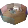 Kerbl Enclos modulaire de 8 pièces pour hamster et petits rongeurs - Octogonal - 34 x 23 cm