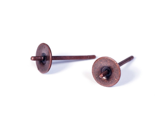 Innspiro Supports de boucles d'oreilles métalliques pour incrustation cuivre vieilli 13,3x5,0mm Innspiro Supports de boucles d'oreilles métalliques pour incrustation cuivre vieilli 13,3x5,0mm