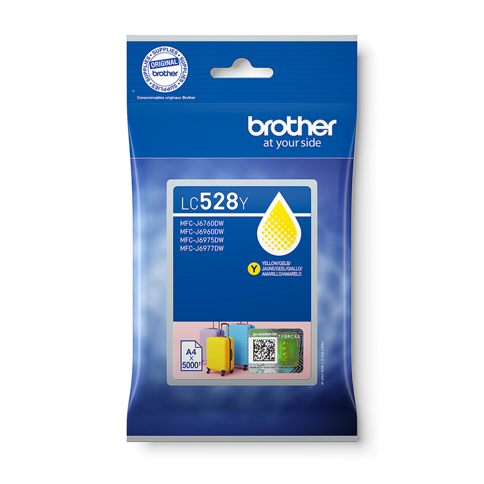 Brother Cartouche d'encre Jaune LC-528Y / LC528Y XL - Grande capacité Brother Cartouche d'encre Jaune LC-528Y / LC528Y XL - Grande capacité