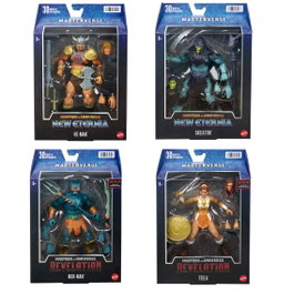 Mattel Assortiment de 6 figurines He-Man and the Masters of the Universe Netflix Edition