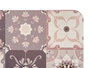 Kinvara Tapis de cuisine effet carreau 50 x 200 cm en polyester (Set de 12)