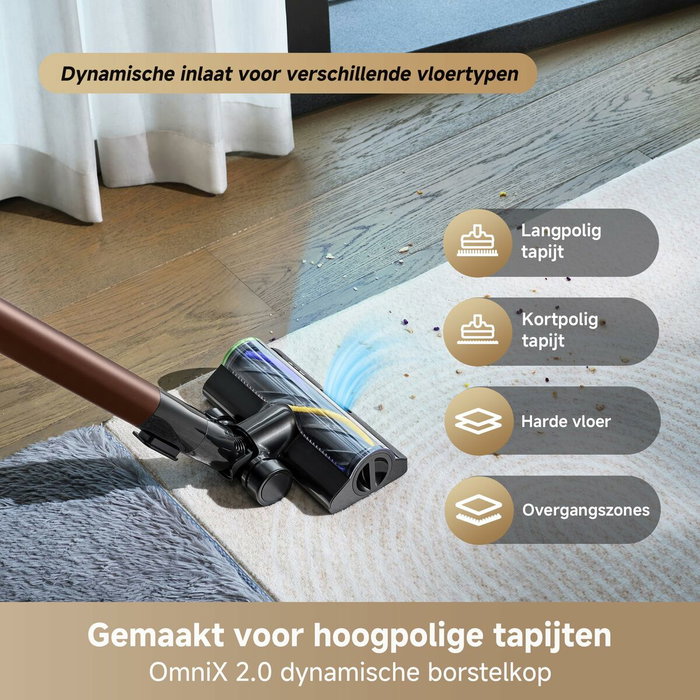 Dreame V30 Aspirateur Balai sans Fil Marron