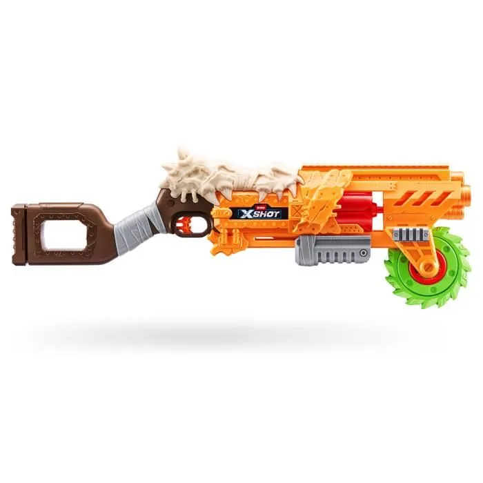 Zuru X-SHOT Horrorfire Doomsday - Lanceur de fléchettes avec lame tournante en mousse - Portée 27 m - 16 fléchettes incluses - Pour enfants à partir de 8 ans Zuru X-SHOT Horrorfire Doomsday - Lanceur de fléchettes avec lame tournante en mousse - Portée 27 m - 16 fléchettes incluses - Pour enfants à partir de 8 ans