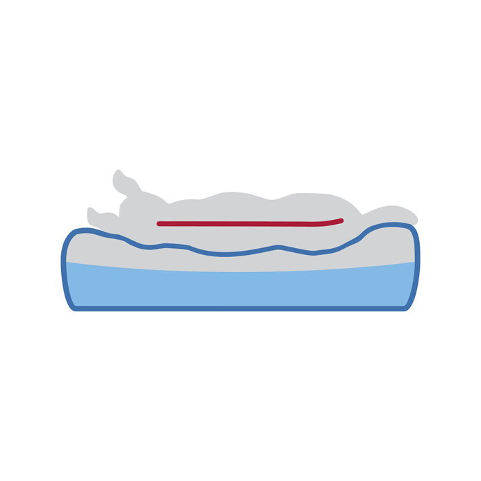 Lit pour chien Trixie Vital Lennox Marron 120 x 80 cm