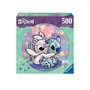 Ravensburger 17581 - Puzzle rond 500 pièces Stitch Disney, dessin animé, à partir de 10 ans