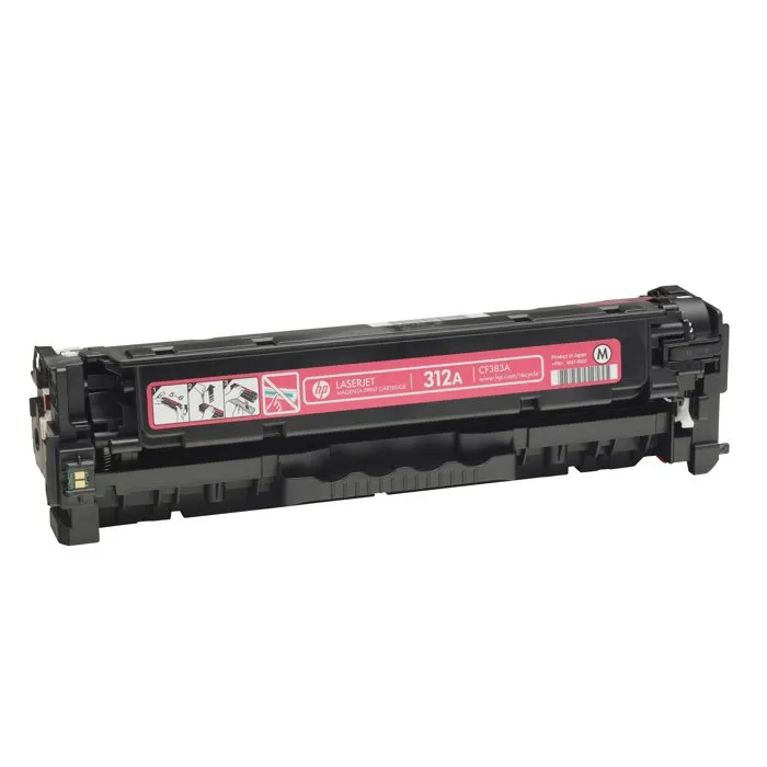 HP Cartouche de toner authentique CF383A 312A Magenta pour imprimantes LaserJet Pro MFP M476dw M476dn M476nw - 2700 pages