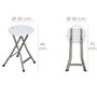 SATURNIA Tabouret Plegable Ø 33x46 cm